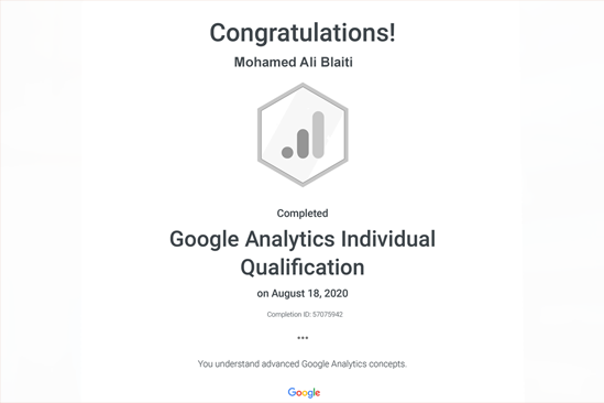 http://Certificat%20Google%20ANalytics%20-%20Mohamed%20Ali%20Blaiti